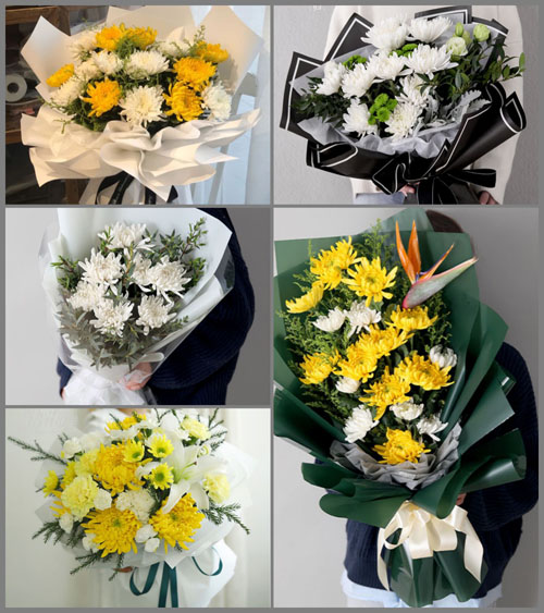 江西赣州定南县龙塘镇忠诚村白事花束代送